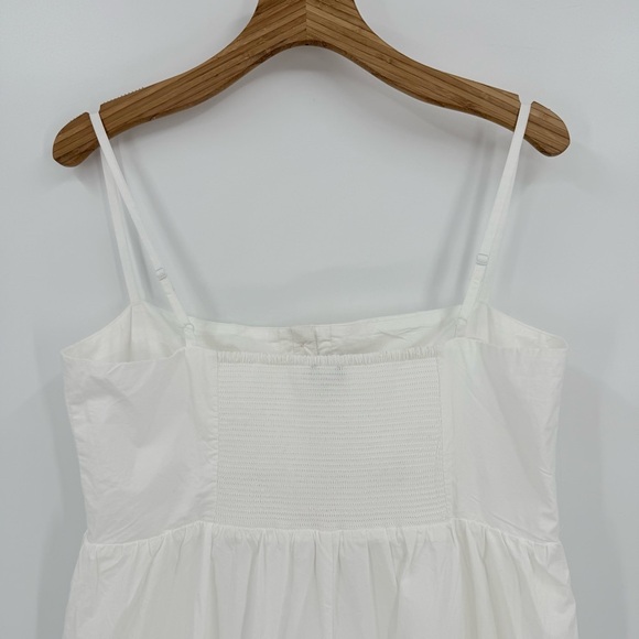 Quince 100% Organic Cotton Poplin Spagetti Strap Maxi Dress in Classic White L - Picture 16 of 16